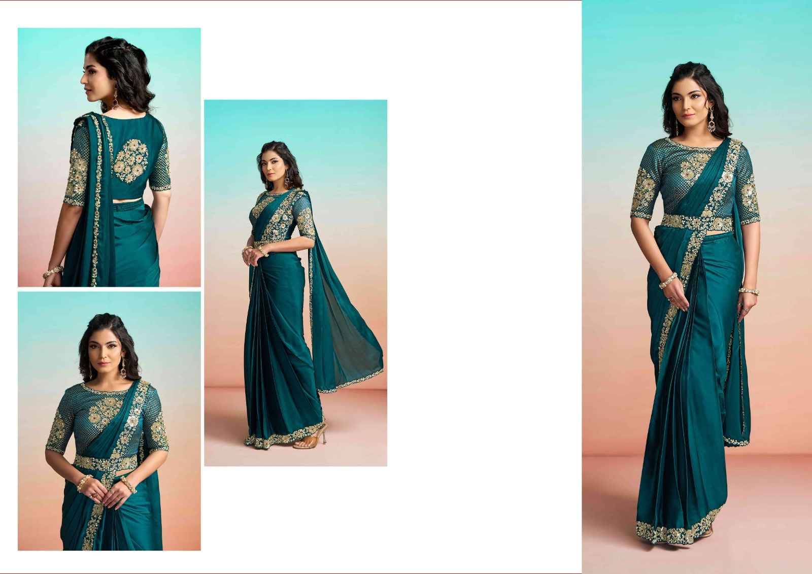 It Girl Edit By Mahotsav Creation 26906 To 26919 Series Indian Traditional Wear Collection Beautiful Stylish Fancy Colorful Party Wear & Occasional Wear Pure Silk Sarees At Wholesale Price